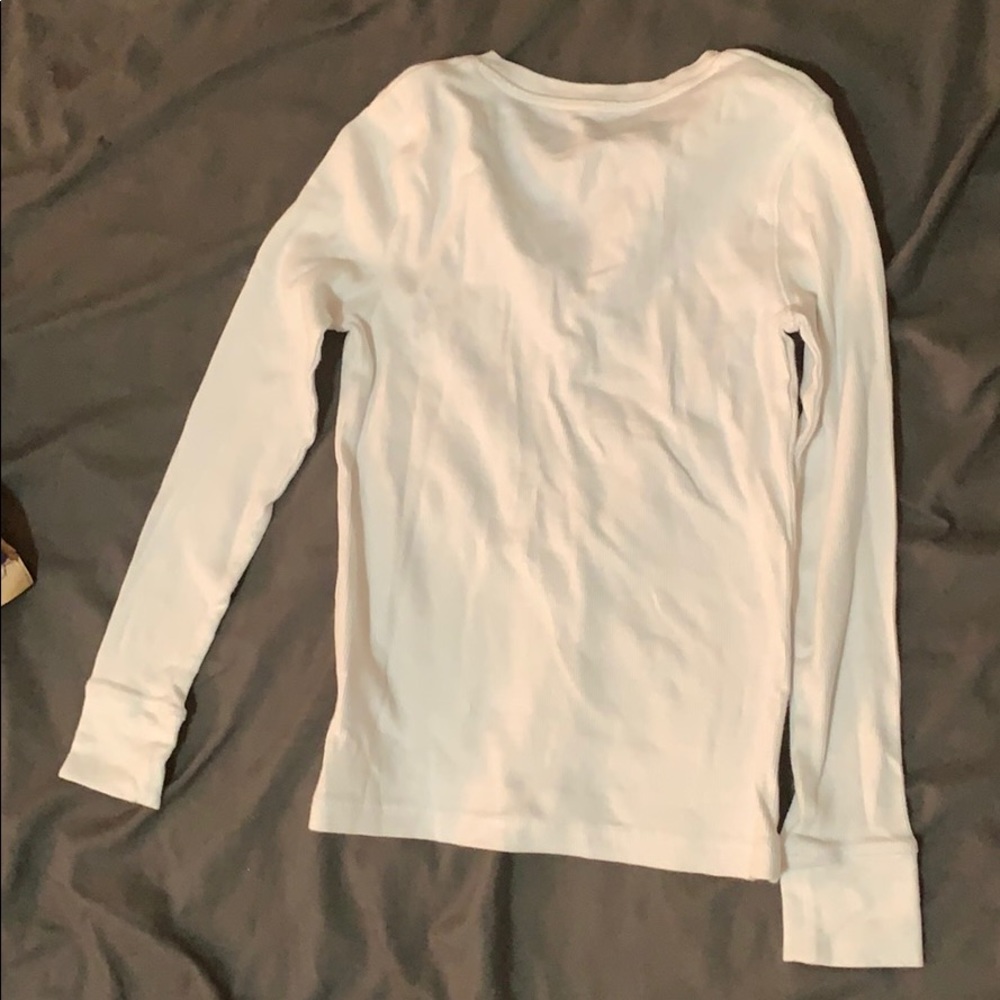 White long sleeve girls shirt - Picture 2 of 3